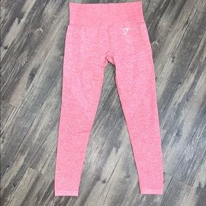 Gymshark vital seamless leggings- pink marl